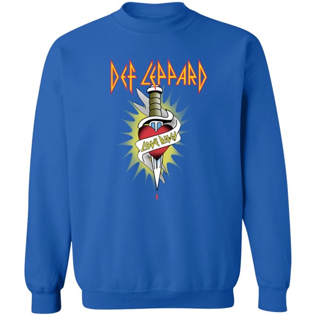 Def Leppard Love Bites Long Sleeve T Shirt Def Leppard Love Bites Long Sleeve T Shirt