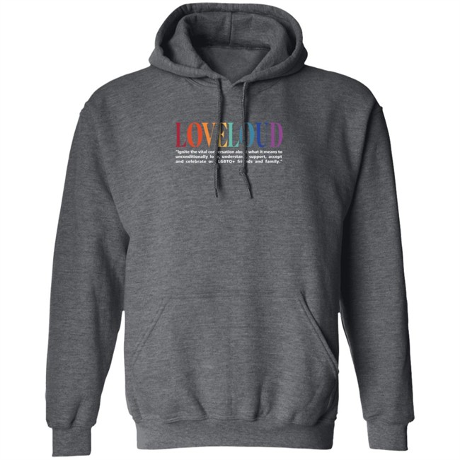Loveloud Mission Statement Tee Shirt Loveloud Mission Statement Tee Shirt