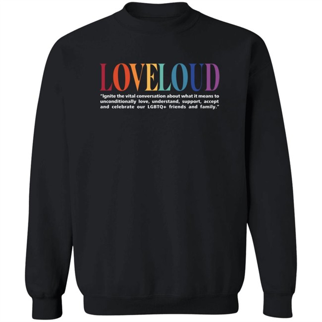 Loveloud Mission Statement Tee Shirt Loveloud Mission Statement Tee Shirt