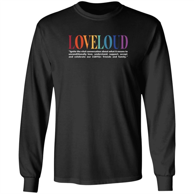 Loveloud Mission Statement Tee Shirt Loveloud Mission Statement Tee Shirt