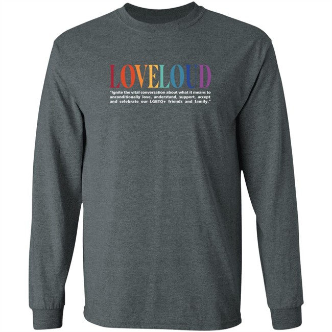 Loveloud Mission Statement Tee Shirt Loveloud Mission Statement Tee Shirt