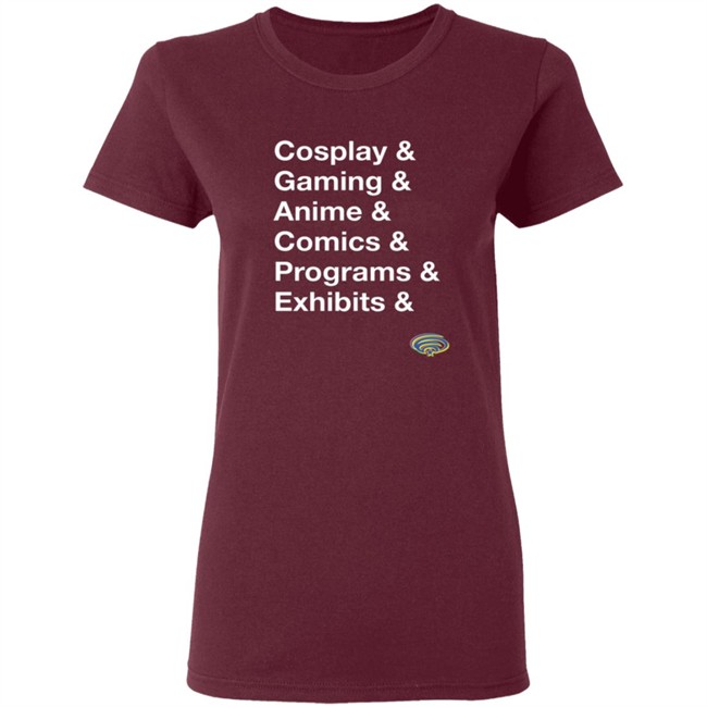 Wondercon Cosplay Gaming Anime Comics Progams Exhibits Shirt Wondercon Cosplay Gaming Anime Comics Progams Exhibits Shirt