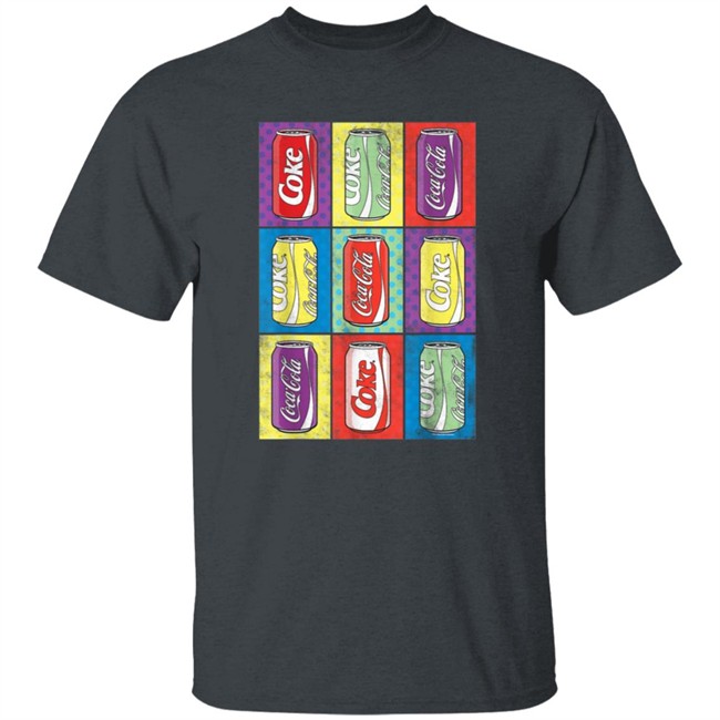 Limited Edition Coca Cola Retro Pop Art Cans Shirt Limited Edition Coca Cola Retro Pop Art Cans Shirt