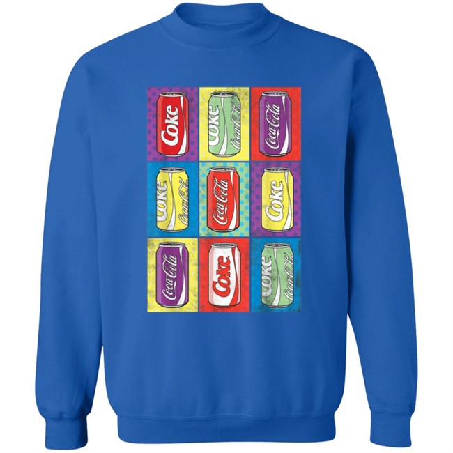 Limited Edition Coca Cola Retro Pop Art Cans Shirt Limited Edition Coca Cola Retro Pop Art Cans Shirt
