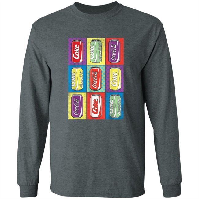Limited Edition Coca Cola Retro Pop Art Cans Shirt Limited Edition Coca Cola Retro Pop Art Cans Shirt