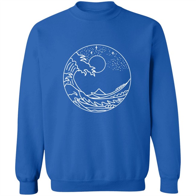The Great Wave Off Kanagawa Minimal Line Art Nature Gift T Shirt The Great Wave Off Kanagawa Minimal Line Art Nature Gift T Shirt
