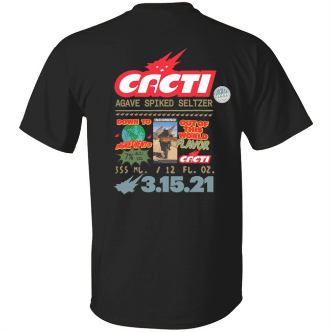 Limited Edition Drinkcacti Down To Earth Shirt Limited Edition Drinkcacti Down To Earth Shirt