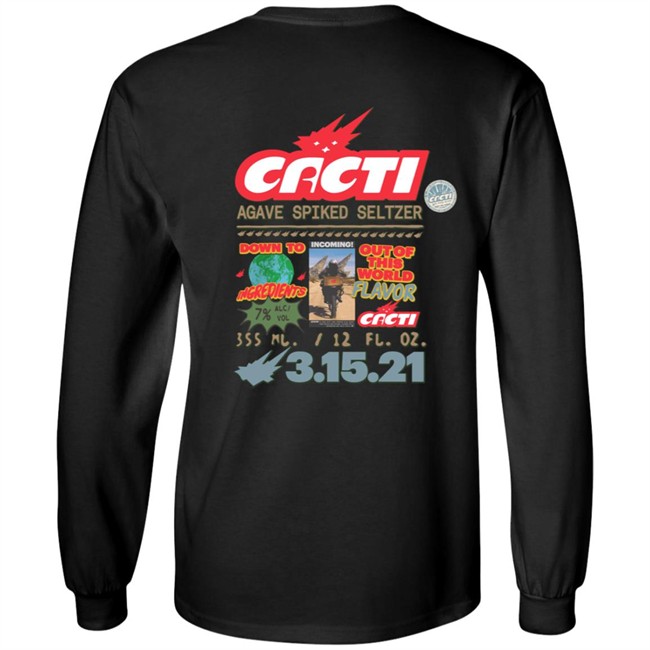 Limited Edition Drinkcacti Down To Earth Shirt Limited Edition Drinkcacti Down To Earth Shirt
