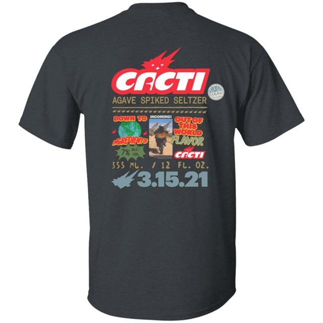 Limited Edition Drinkcacti Down To Earth Shirt Limited Edition Drinkcacti Down To Earth Shirt