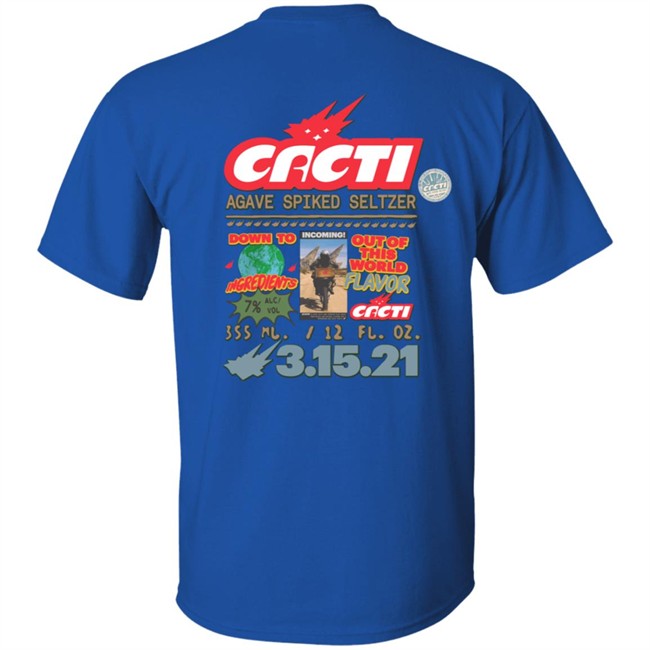 Limited Edition Drinkcacti Down To Earth Shirt Limited Edition Drinkcacti Down To Earth Shirt
