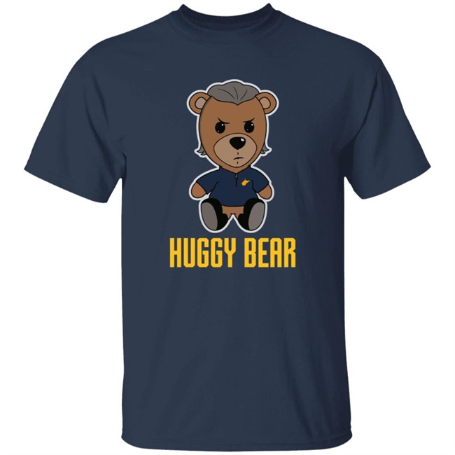 Bob Huggins Huggy Bear Wv Shirt Marty Mush