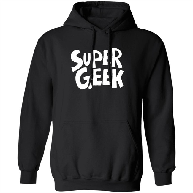 Myleene Klass Super Geek Adult Unisex Slogan Hoodie