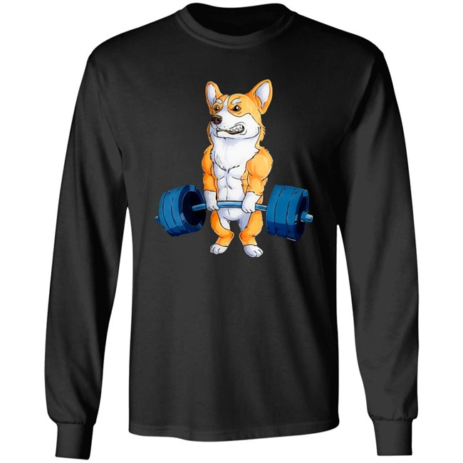 Aliceson And Lee Dog Fitness Day CrewNeck Sweatshirt Aliceson And Lee Dog Fitness Day CrewNeck Sweatshirt