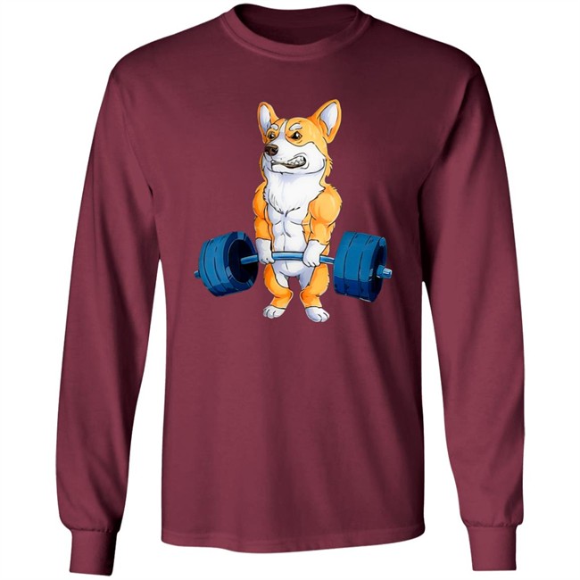 Aliceson And Lee Dog Fitness Day CrewNeck Sweatshirt Aliceson And Lee Dog Fitness Day CrewNeck Sweatshirt