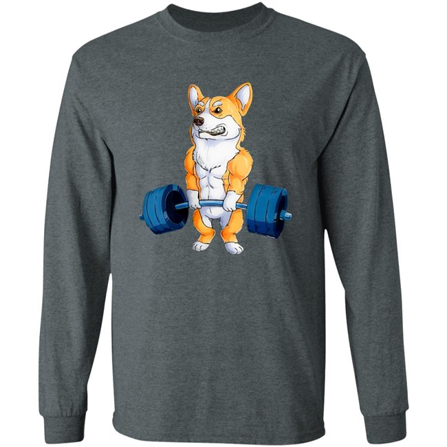 Aliceson And Lee Dog Fitness Day CrewNeck Sweatshirt Aliceson And Lee Dog Fitness Day CrewNeck Sweatshirt