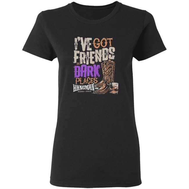 I've Got Friends in Dark Places Hangman Adam Page Shirt I've Got Friends in Dark Places Hangman Adam Page Shirt