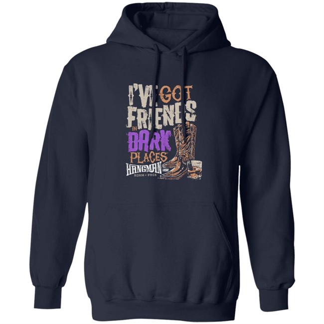 I've Got Friends in Dark Places Hangman Adam Page Shirt I've Got Friends in Dark Places Hangman Adam Page Shirt