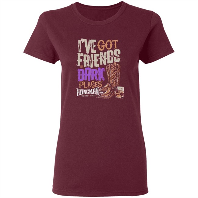 I've Got Friends in Dark Places Hangman Adam Page Shirt I've Got Friends in Dark Places Hangman Adam Page Shirt