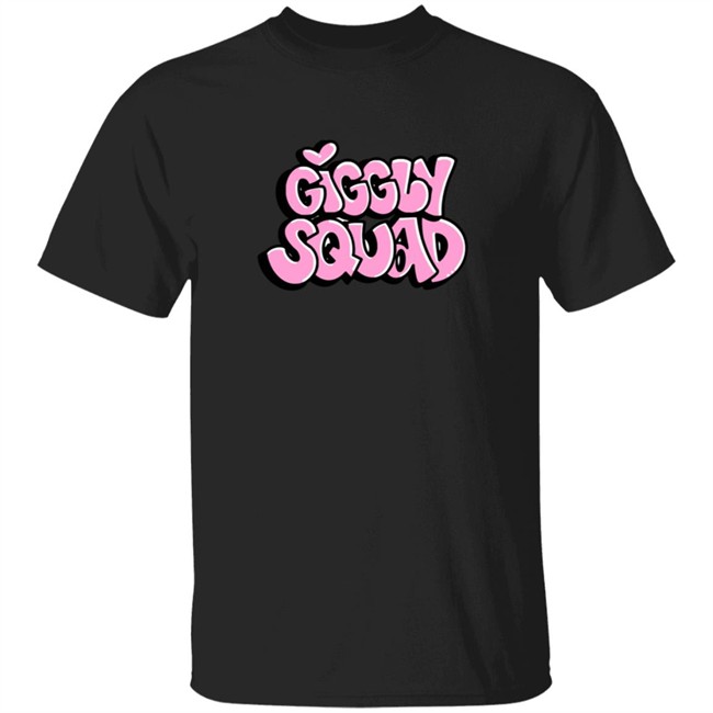 Giggly Squad Black Shirt