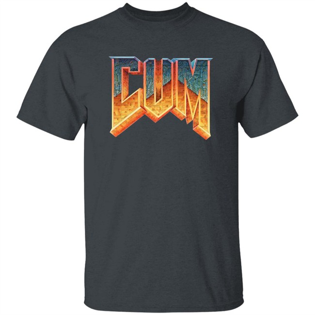 Limited Edition Cum Doom Shirt Cum Doom Logo Parody Shirt Limited Edition Cum Doom Shirt Cum Doom Logo Parody Shirt