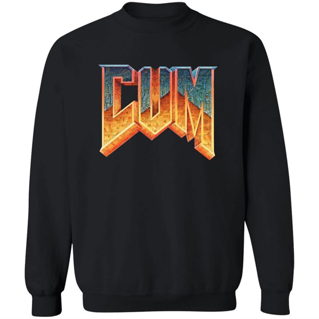 Limited Edition Cum Doom Shirt Cum Doom Logo Parody Shirt Limited Edition Cum Doom Shirt Cum Doom Logo Parody Shirt