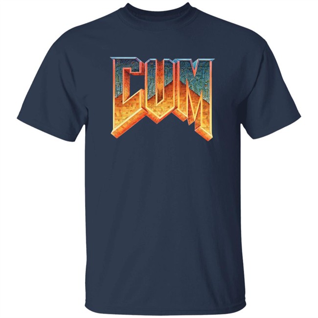 Limited Edition Cum Doom Shirt Cum Doom Logo Parody Shirt Limited Edition Cum Doom Shirt Cum Doom Logo Parody Shirt