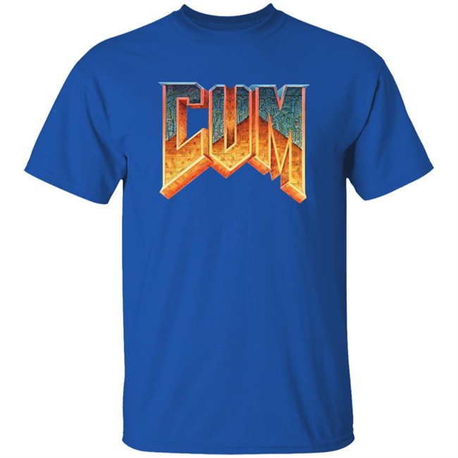 Limited Edition Cum Doom Shirt Cum Doom Logo Parody Shirt Limited Edition Cum Doom Shirt Cum Doom Logo Parody Shirt
