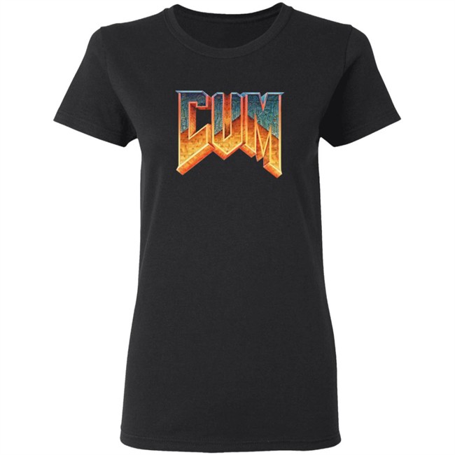Limited Edition Cum Doom Shirt Cum Doom Logo Parody Shirt Limited Edition Cum Doom Shirt Cum Doom Logo Parody Shirt