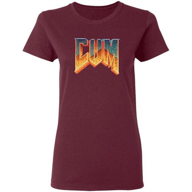 Limited Edition Cum Doom Shirt Cum Doom Logo Parody Shirt Limited Edition Cum Doom Shirt Cum Doom Logo Parody Shirt