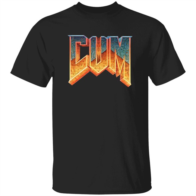 Limited Edition Cum Doom Shirt Cum Doom Logo Parody Shirt