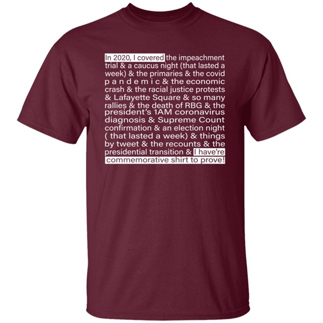 Jim Acosta IIn 2020 I Covered The Impeachment Trial & A Caucus Night Shirt Jim Acosta IIn 2020 I Covered The Impeachment Trial & A Caucus Night Shirt