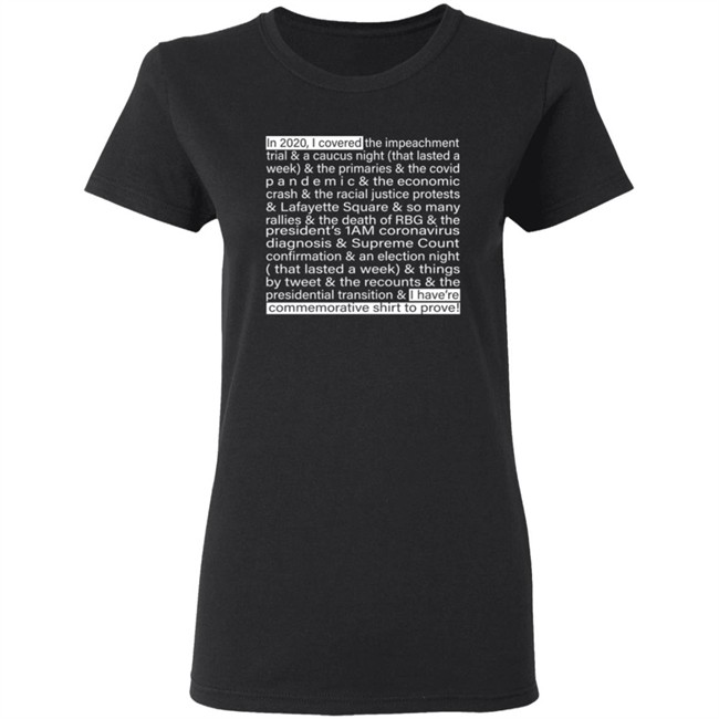 Jim Acosta IIn 2020 I Covered The Impeachment Trial & A Caucus Night Shirt Jim Acosta IIn 2020 I Covered The Impeachment Trial & A Caucus Night Shirt