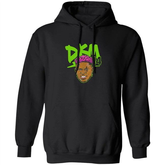 Limited Edition Dk Metcalf 14 DKM Shirt Limited Edition Dk Metcalf 14 DKM Shirt