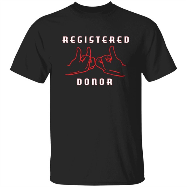 Nurselifern Merch Registered Blood Donor T Shirt