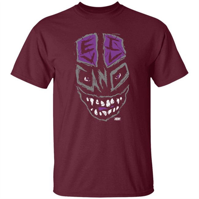 AEW Merch All Elite Wrestling Limited Edition Evil Uno Menace Shirt AEW Merch All Elite Wrestling Limited Edition Evil Uno Menace Shirt