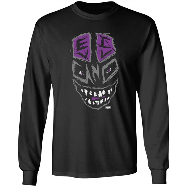 AEW Merch All Elite Wrestling Limited Edition Evil Uno Menace Shirt AEW Merch All Elite Wrestling Limited Edition Evil Uno Menace Shirt