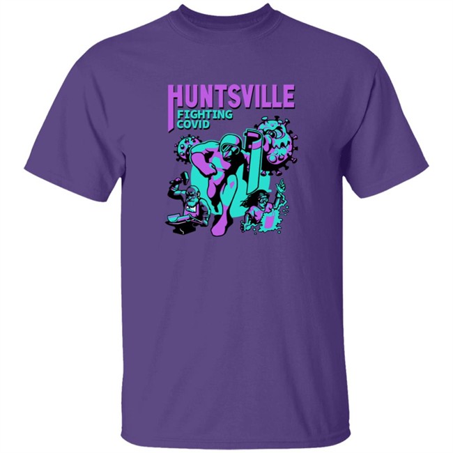 Limited Edition Smarter Every Day Huntsville Fighting COVID Shirt