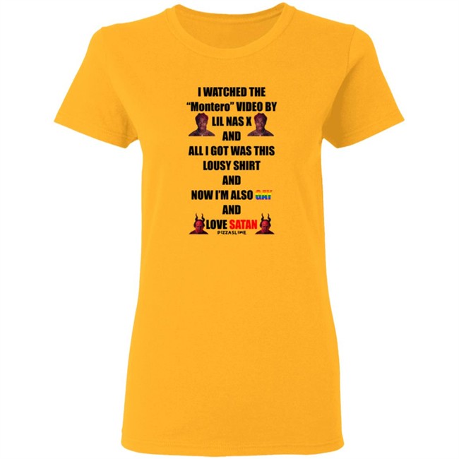 Limited Edition Lil Nas X The Lousy Montero Shirt Limited Edition Lil Nas X The Lousy Montero Shirt