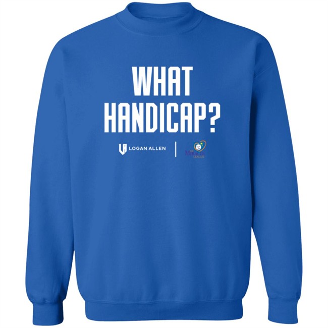 Logan Allen Foundation What Handicap WHT Shirt Logan Allen Foundation What Handicap WHT Shirt