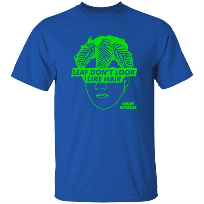 Leaf Don't Look Like Hair Black Tee Leaf Don't Look Like Hair Black Tee