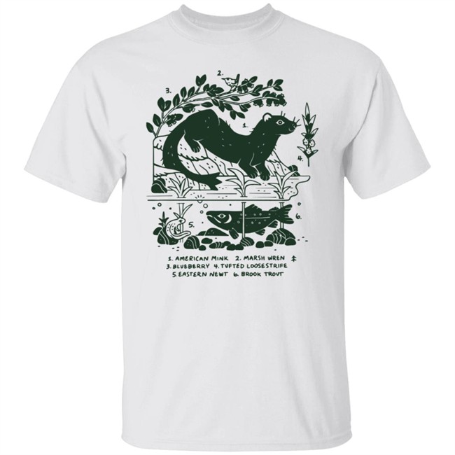 Limited Edition nepeteaa Camp Mustelid Taxonomy Shirt Limited Edition nepeteaa Camp Mustelid Taxonomy Shirt