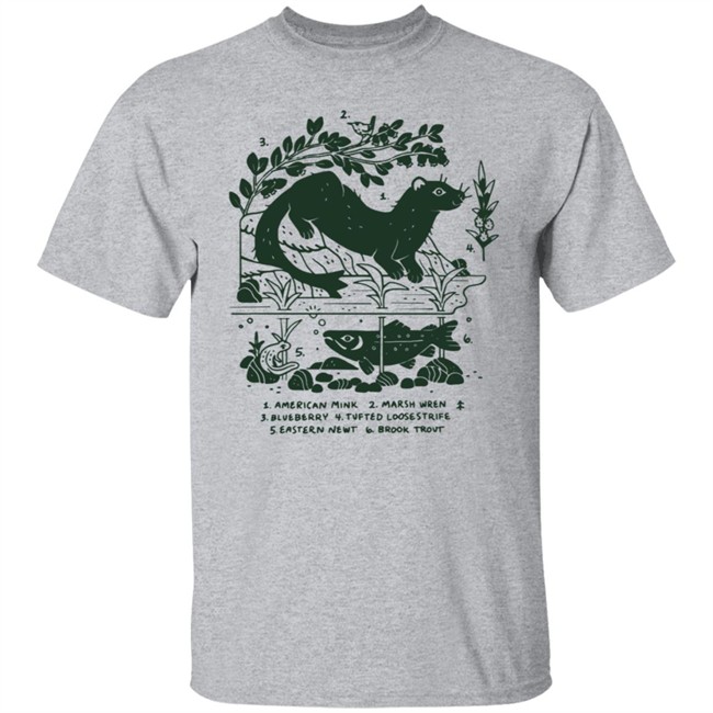 Limited Edition nepeteaa Camp Mustelid Taxonomy Shirt Limited Edition nepeteaa Camp Mustelid Taxonomy Shirt