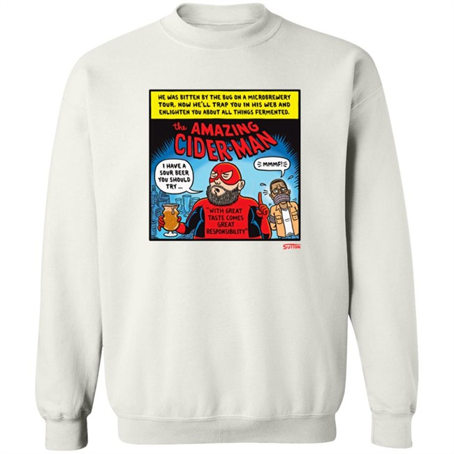Limited Edition Ward Sutton The Amazing Cider Shirt Limited Edition Ward Sutton The Amazing Cider Shirt