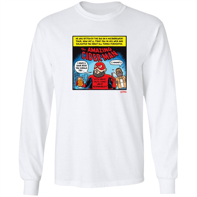 Limited Edition Ward Sutton The Amazing Cider Shirt Limited Edition Ward Sutton The Amazing Cider Shirt