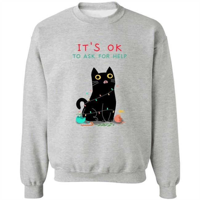 Limited Edition Little Siha It's OK To Ask For Help Meg Turney Sweatshirt Limited Edition Little Siha It's OK To Ask For Help Meg Turney Sweatshirt