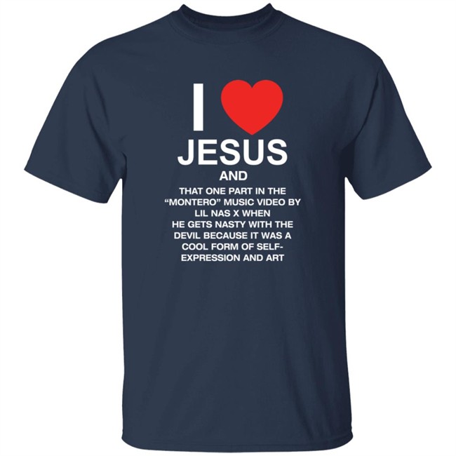 Pizzaslime Store Merch I Love Jesus And Montero By Lil Nas X Shirt Pizzaslime Store Merch I Love Jesus And Montero By Lil Nas X Shirt