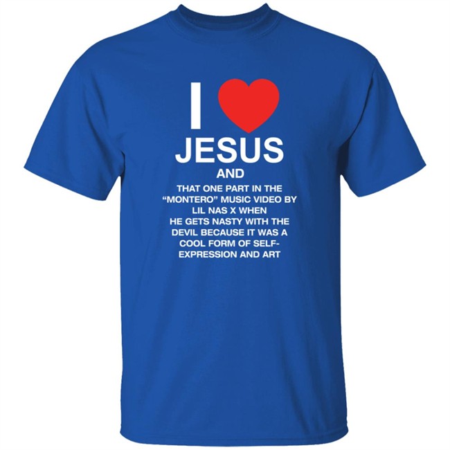 Pizzaslime Store Merch I Love Jesus And Montero By Lil Nas X Shirt Pizzaslime Store Merch I Love Jesus And Montero By Lil Nas X Shirt