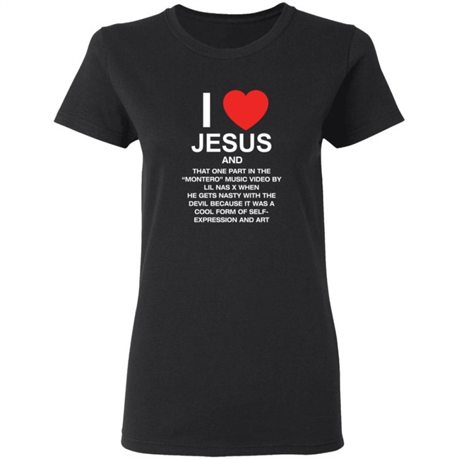 Pizzaslime Store Merch I Love Jesus And Montero By Lil Nas X Shirt Pizzaslime Store Merch I Love Jesus And Montero By Lil Nas X Shirt