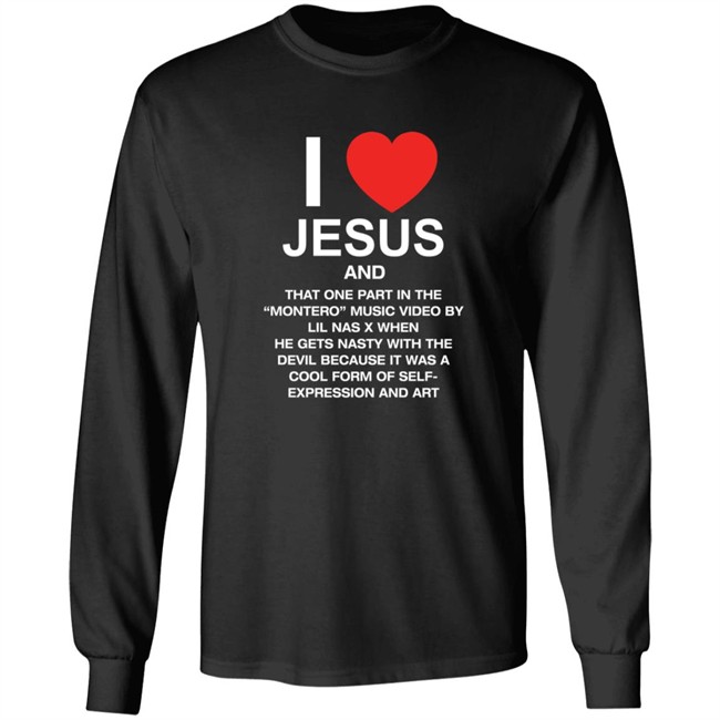 Pizzaslime Store Merch I Love Jesus And Montero By Lil Nas X Shirt Pizzaslime Store Merch I Love Jesus And Montero By Lil Nas X Shirt