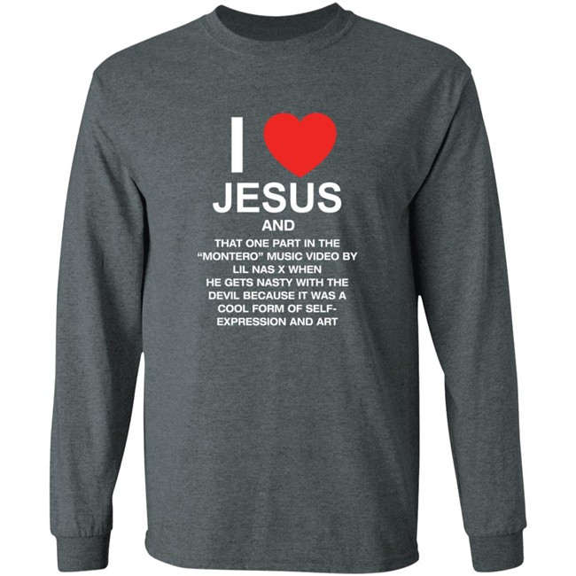 Pizzaslime Store Merch I Love Jesus And Montero By Lil Nas X Shirt Pizzaslime Store Merch I Love Jesus And Montero By Lil Nas X Shirt